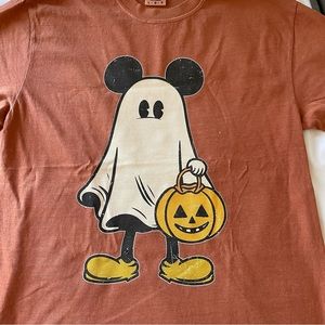 Retro Disney Mickey Ghost Halloween Shirt